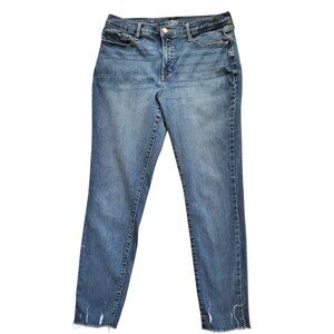 a.n.a DESTROYED HEM SKINNY JEANS SIZE 14